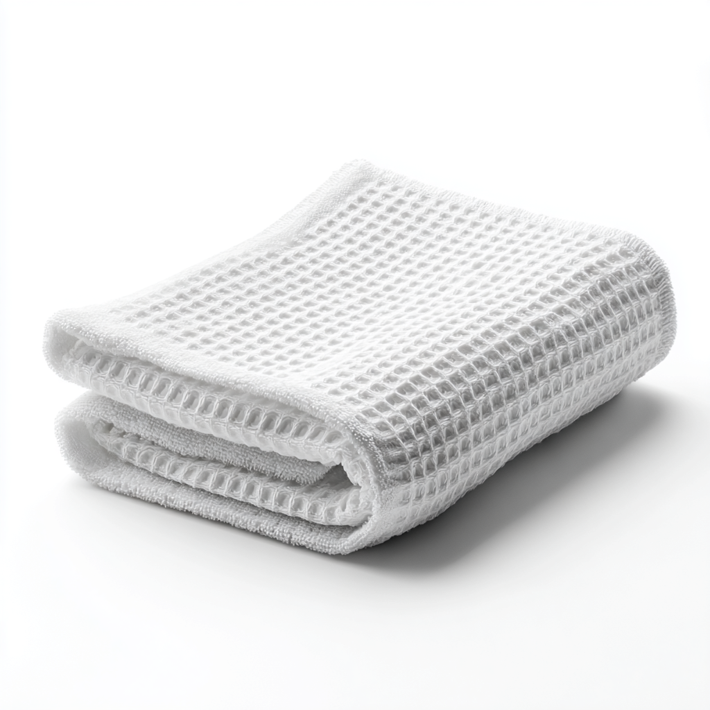 Aero-Dry Waffle Face Towel - 100% Organic Cotton